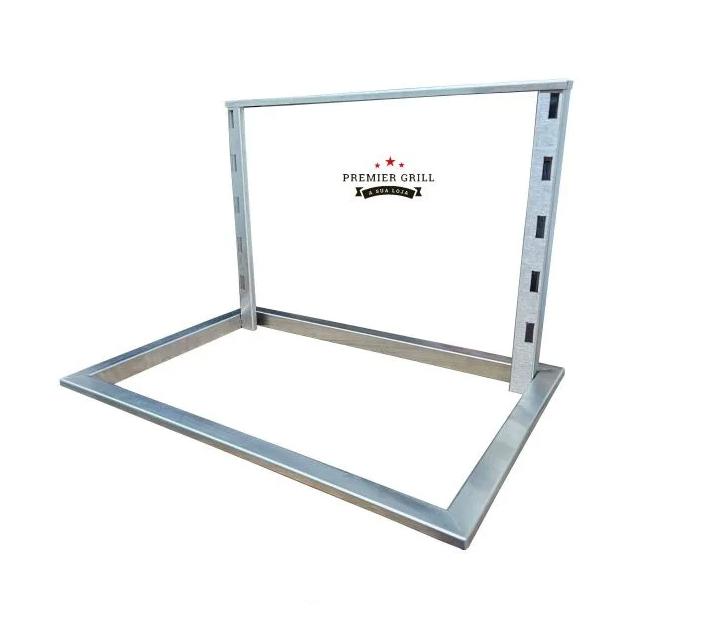  Suporte de fundo INOX 430- 0,60x0,40 - ARGENTINA
