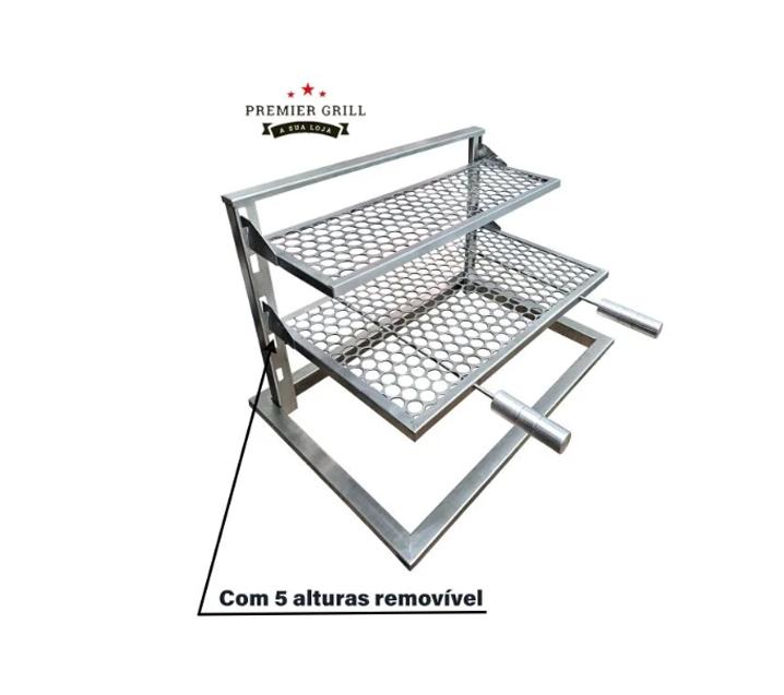 Suporte de fundo INOX 430- 0,60x0,40 - MOEDA